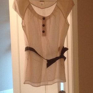 Tan blouse from H&M